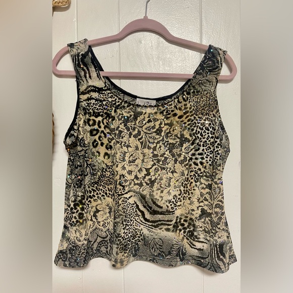 Joseph Ribkoff Tops - JOSEPH RIBKOFF CAMI Size 16 Sequins Embellished